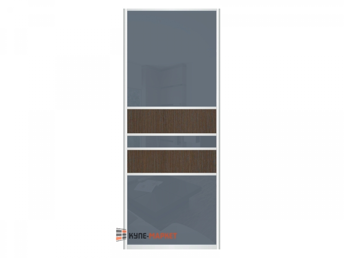 Дверь для шкафа купе арт. DKM 2091 - купемаркет.рф