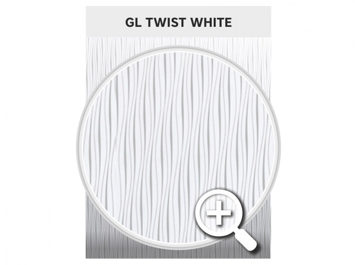 Стекло GL Silk 04 TWIST WHITE - купемаркет.рф