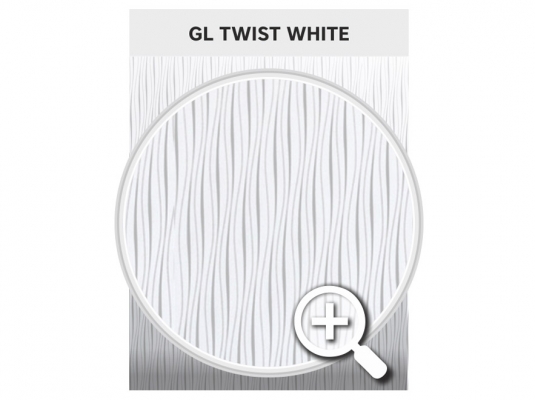 Стекло GL Silk 04 TWIST WHITE - купемаркет.рф