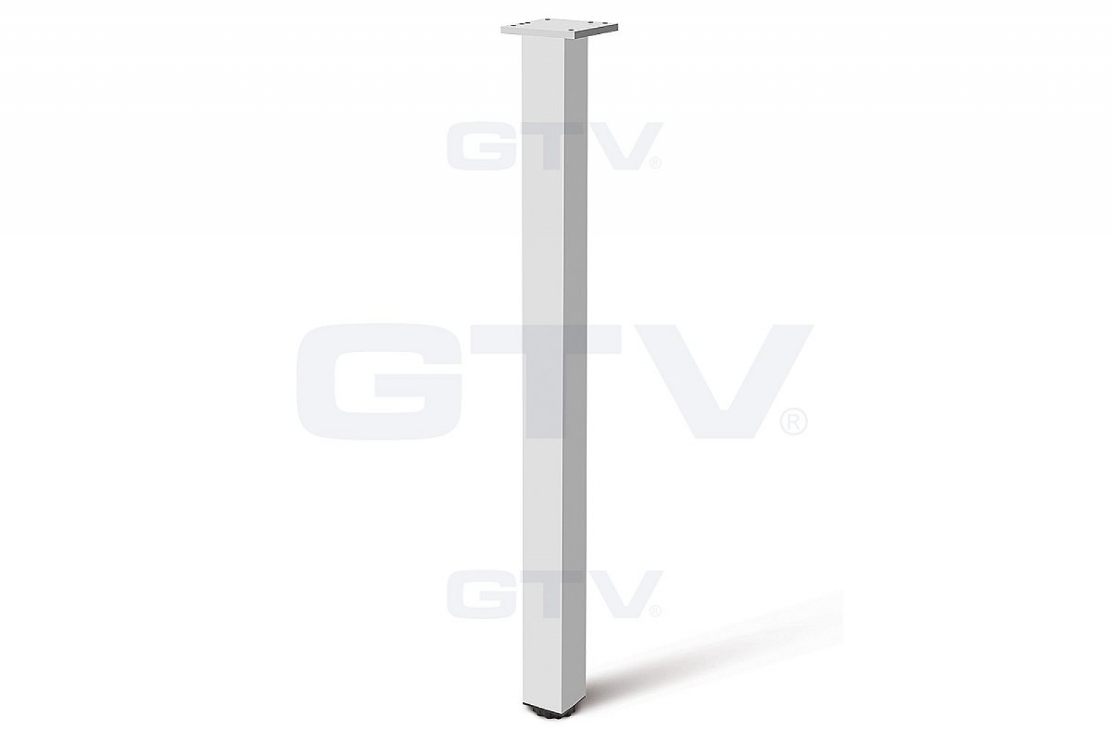 Опора для стола GTV квадратная 60 60 710 мм регулируемая алюминий NM-60r710-05